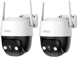 Imou Cruiser 2K (3MP) Set van 2 Outdoor WiFi Beveiligingscamera’s 360° – Waterdicht IP66, Kleurennachtzicht 30 m, Mensdetectie