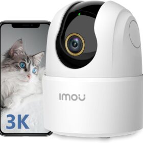 Imou Ranger Pro 3K (5MP) WiFi Beveiligingscamera voor Binnen 360° Babyfoon met Alarm en Tweeweg-Audio