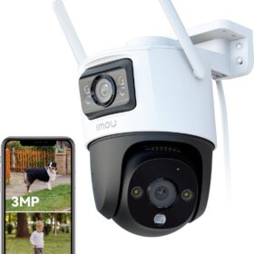 Imou Rex 4K Duo – Dubbele Lens Beveiligingscamera | Gelijktijdige 360° + Vaste Zone | Ultra HD 8MP