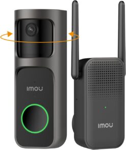 Imou DB2S Pro Video Deurbel 2K – Slimme Deurbewaking | Nachtzicht + Chime inbegrepen
