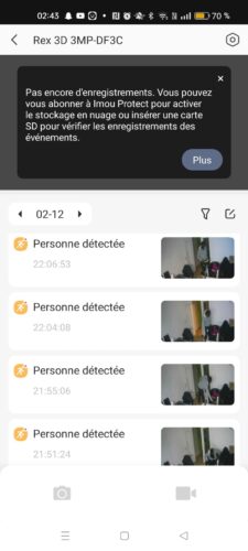 Imou Rex 3D 4K (8MP) Caméra Surveillance WiFi Intérieure 360° - Détection IA Humains/Animaux, Suivi Intelligent BabyPhone Audio Bidirectionnel Noire photo review