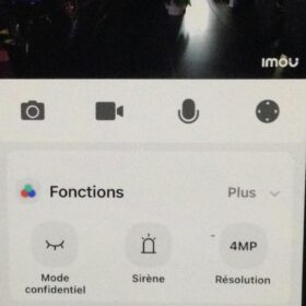 Imou Ranger Pro 2K (3MP) Caméra Surveillance WiFi Intérieure 360° BabyPhone Alarme et Audio Bidirectionnel photo review